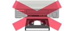  一般的に中古のVHSビデオデッキは通販サイトなどで