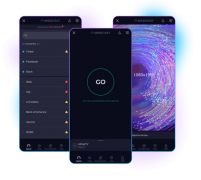  and upload Real-time graphs show connection c