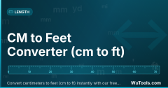 CM to Feet Converter (cm to ft)
