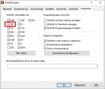  um sie in WinRAR anzuzeigen. Wählen Sie die 